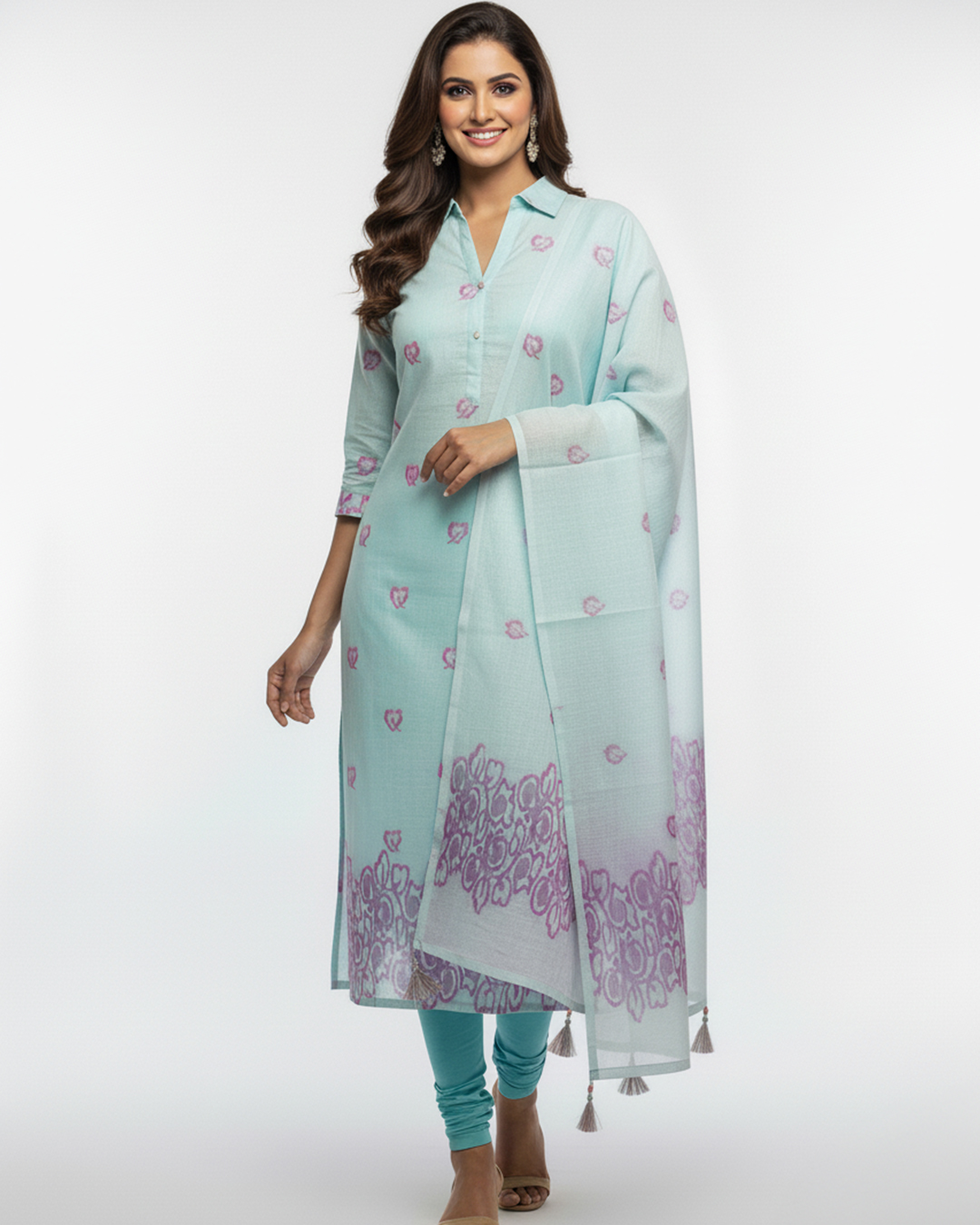 Cotton Two-Piece Suit Sets – Colour Customization